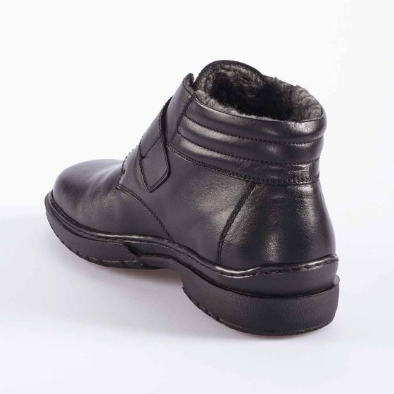 Winter-Klettstiefel 45 | Schwarz