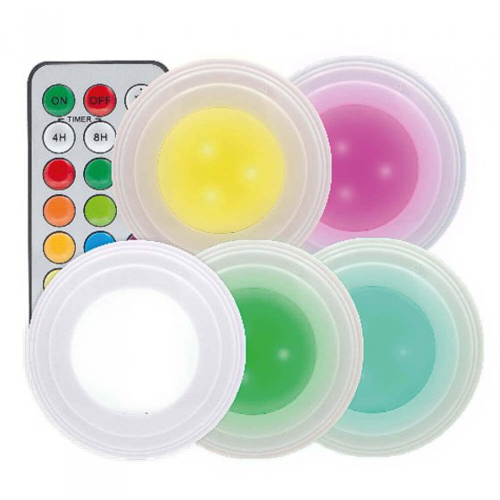 Lampes avec télécommande Lot de 5