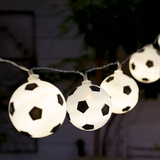 Guirlande lumineuse de ballons de foot 