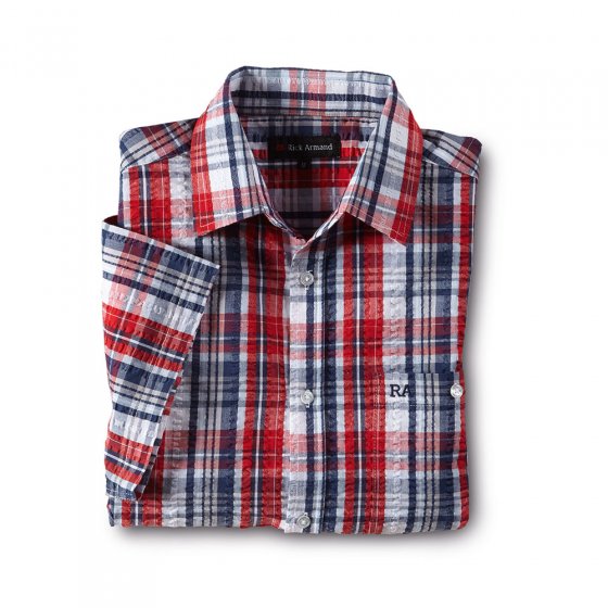 Chemise maritime en seersucker