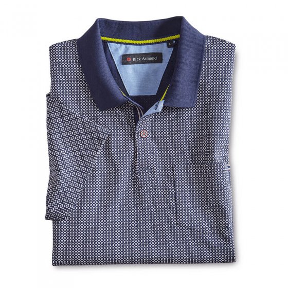 Jersey Poloshirt, hellblau-bed 4XL | Hellblau-bedruckt