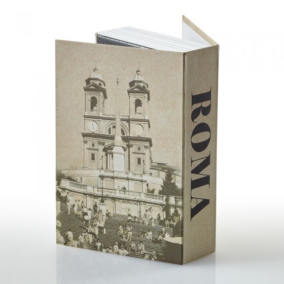 Buchkassette mit Zylinderschloss „Roma” 