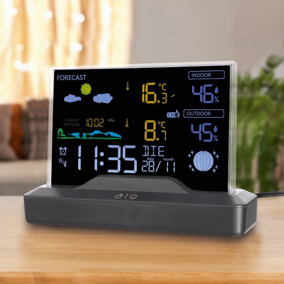 Funk-Wetterstation mit VA-Display 