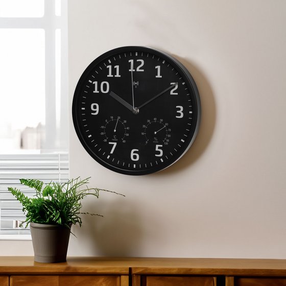 Funk-Wanduhr „Thermo/Hygro“