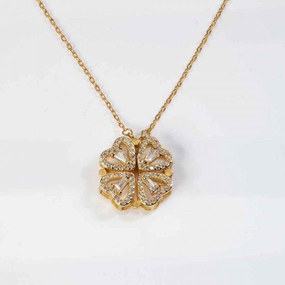 Herzblatt-Collier 