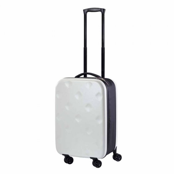 Ultraflacher Rollkoffer Beige