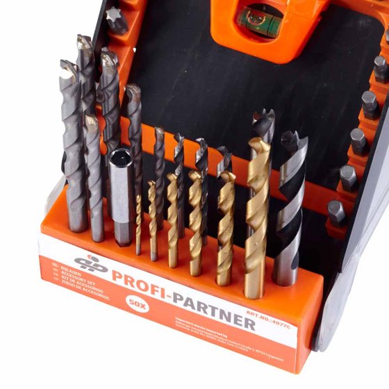Assortiment de mèches et embouts, 50 pièces 