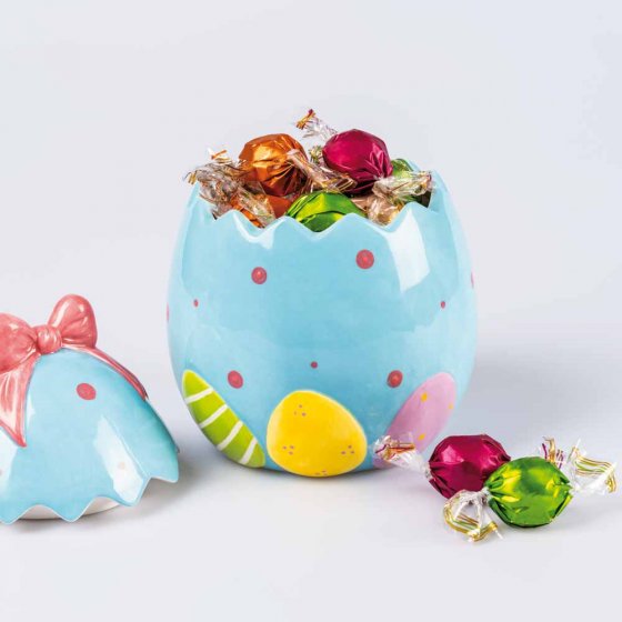 Œuf surprise en céramique 