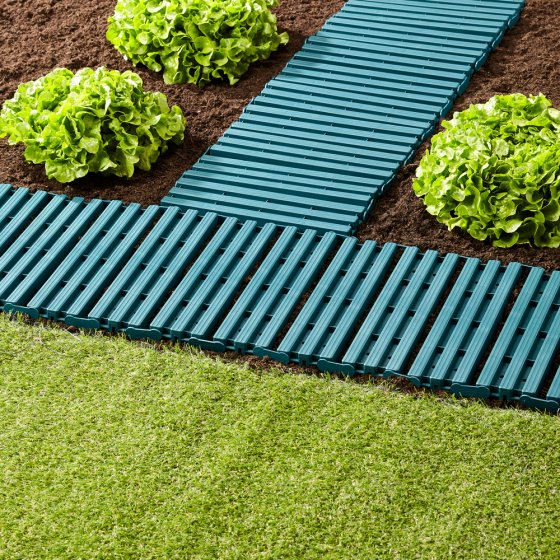 Aufrollbarer Gartenweg
