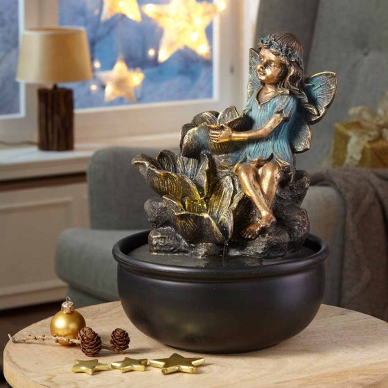 Fontaine d'intérieur LED « Engel » 