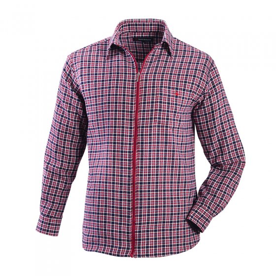 Chemise de flanelle zippée 