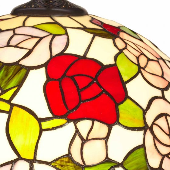 Stehleuchte „Rosen“ im Tiffany-Stil 
