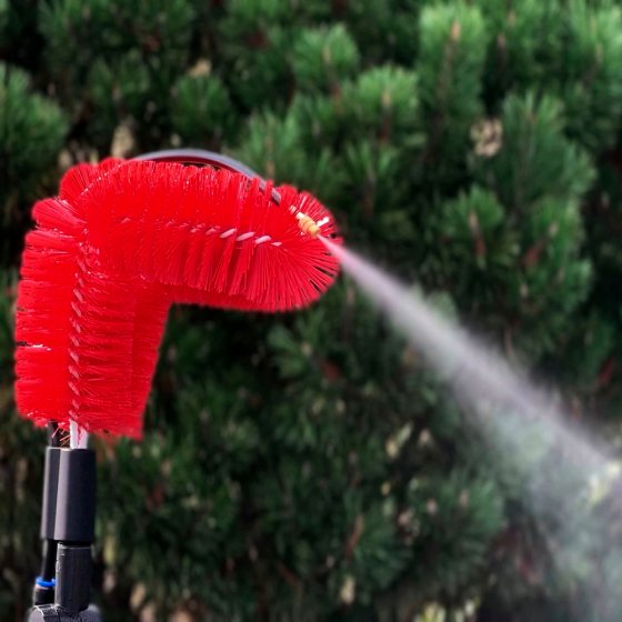 Zusätzliche Dachrinnenbürste 