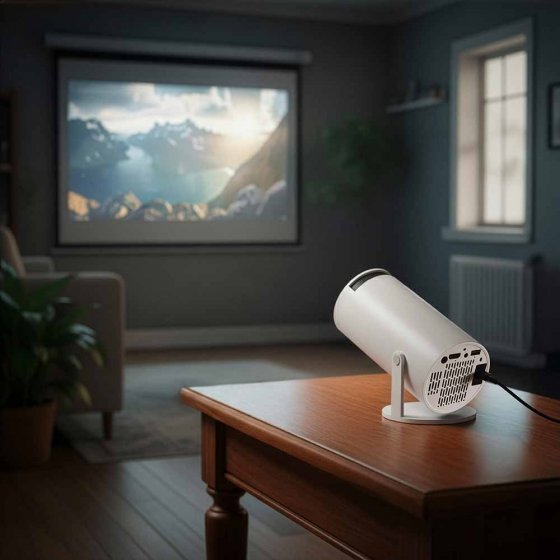 Mini projecteur sur pied