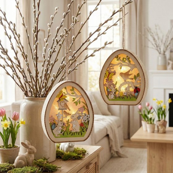 Décoration de Pâques à LED 