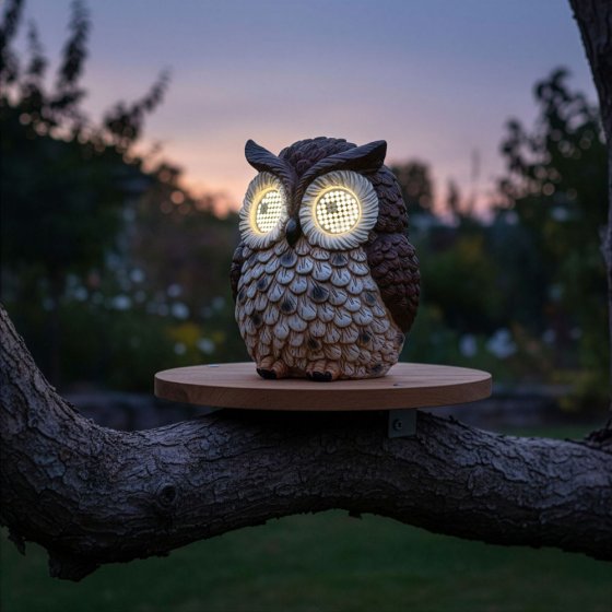 Solar-Eule mit Augenbewegung 