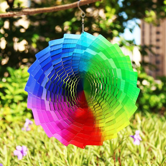 Carillon éolien suspendu « Fontaine arc-en-ciel » 