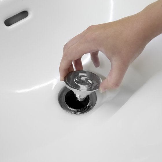 Bouchon universel 2 en 1 pour lavabo 