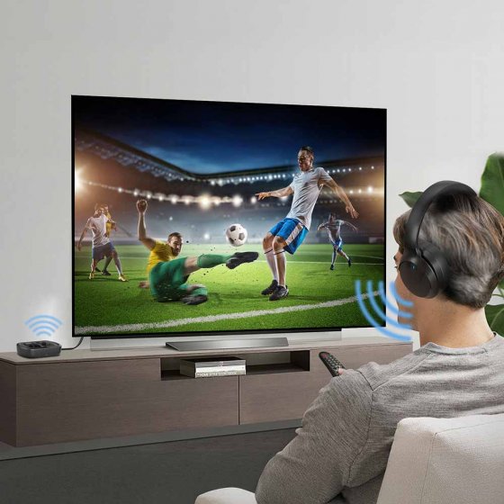 Casque TV avec station de base 