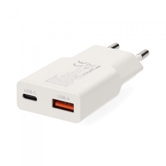 USB-C/A Kombi-Steckdosenadapter 