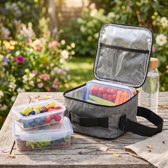 Kühltasche mit Frischhaltedosen 