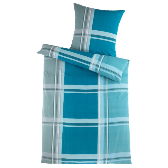 Linge de lit en coton seersucker 