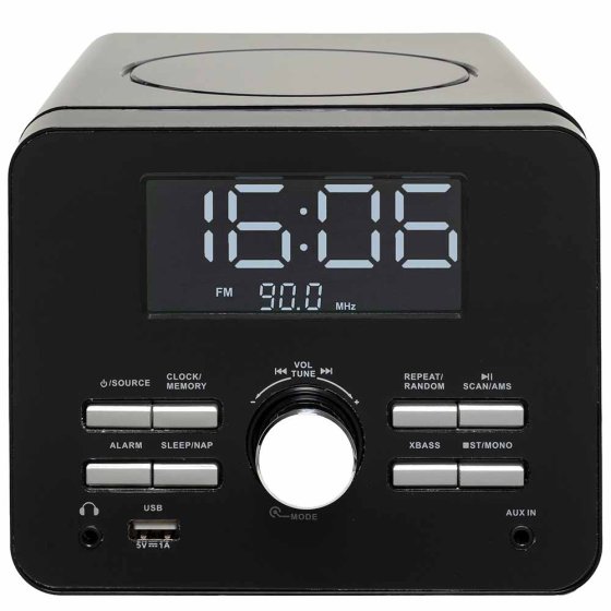 Kompakter CD-Player mit FM-Radio 