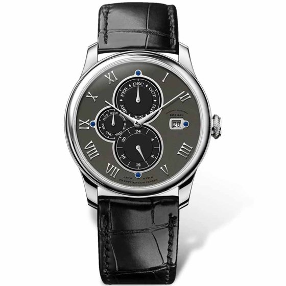 Luxus Herrenuhr mit Lederband 