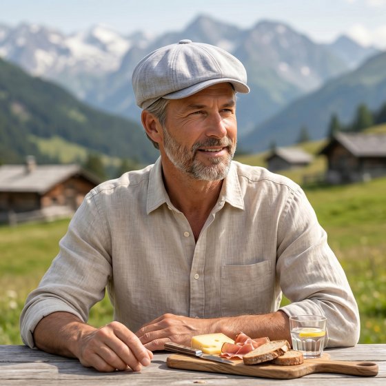 Luftige Schirmmütze 