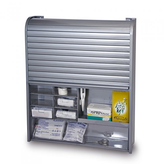 Armoire à pharmacie à volet coulissant | Argent