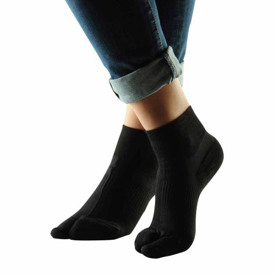 Hallux Bandagen-Socke XL (43-45) | Schwarz#Weiß