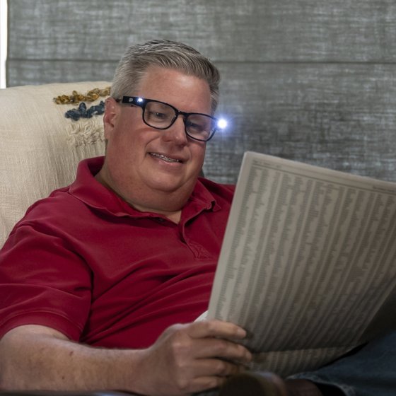 Lunettes Autofocus avec éclairage 