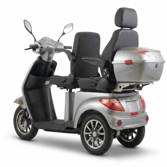 E-Mobil Dolly  2.0 3-Rad, Blei-Akku Silber