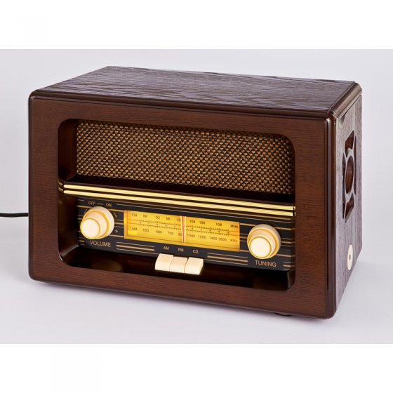 Radio rétro avec lecteur CD 