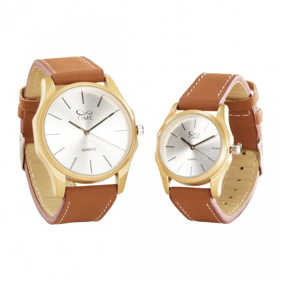 Ihr Geschenk: Elegantes Partner-Uhrenset