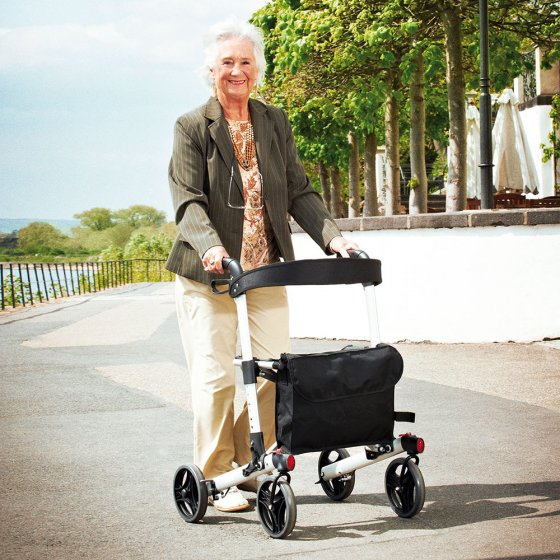 Rollator en aluminium 