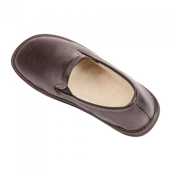 Chaussons doublés d.laine,noir 46 | Noir