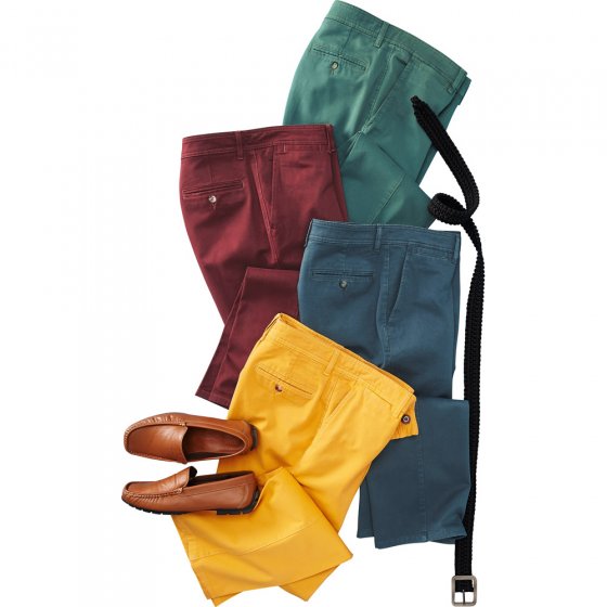 Baumwollhose in Chino-Form