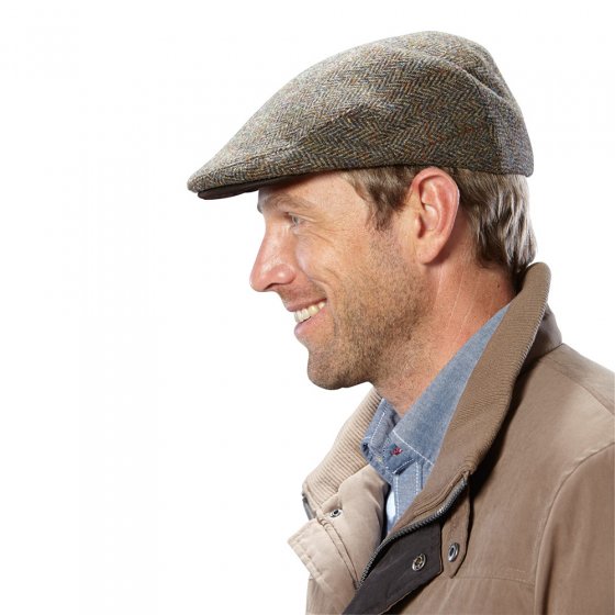 Casquette en véritable tweed Harris 