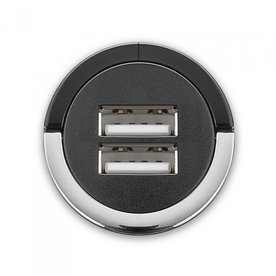2-fach-USB-Ladeadapter für die Steckdose 