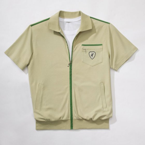 Polo zippé sportif 