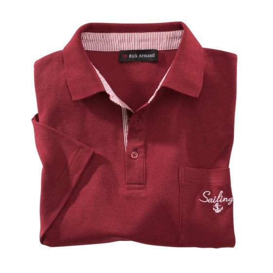Polo marin,Rouge 