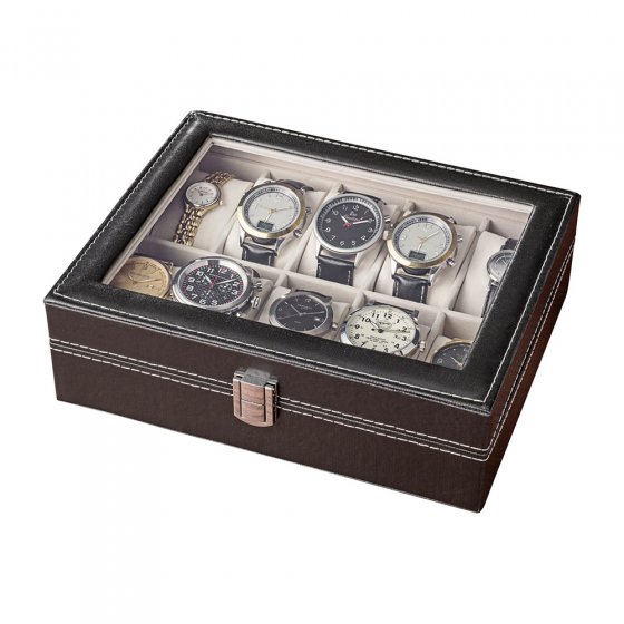 Coffret pour montres en cuir 