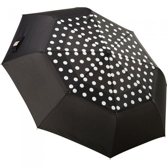 Getupfter Regenschirm mit Doppeldach 