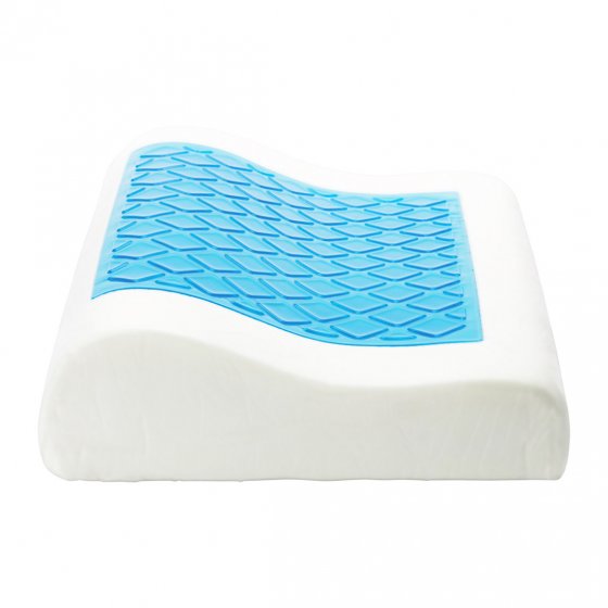Oreiller viscoélastique avec couche de gel 