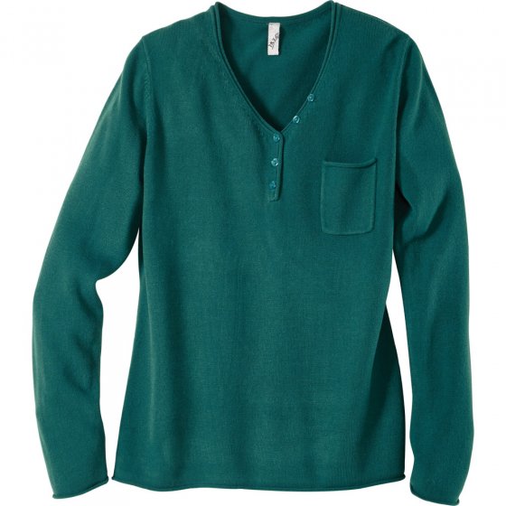 Pulli „Cashmere Feeling“ mit Rollsäumen 