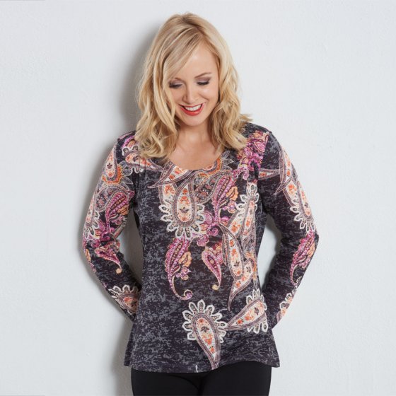 T-Shirt mit Paisley-Druck