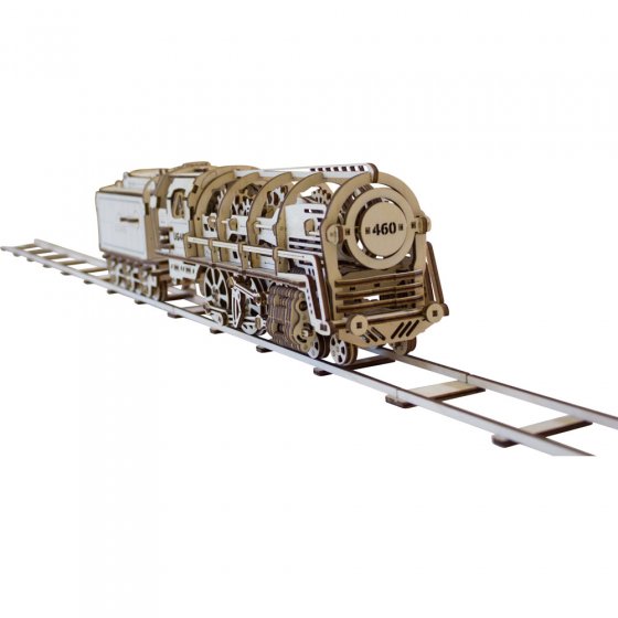 Holzmodell Dampflokomotive