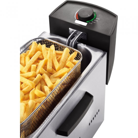 Friteuse 2 en 1 en acier inoxydable 