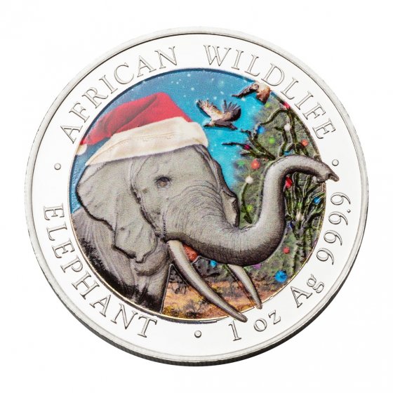 Silbermünze „African Wildlife Christmas“ 